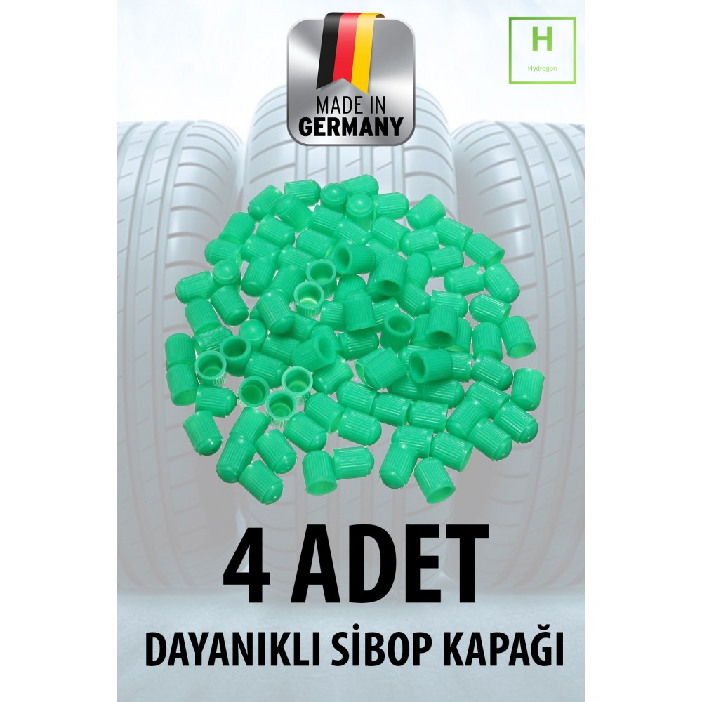 Yeşil Sibop Kapağı 4 Adet