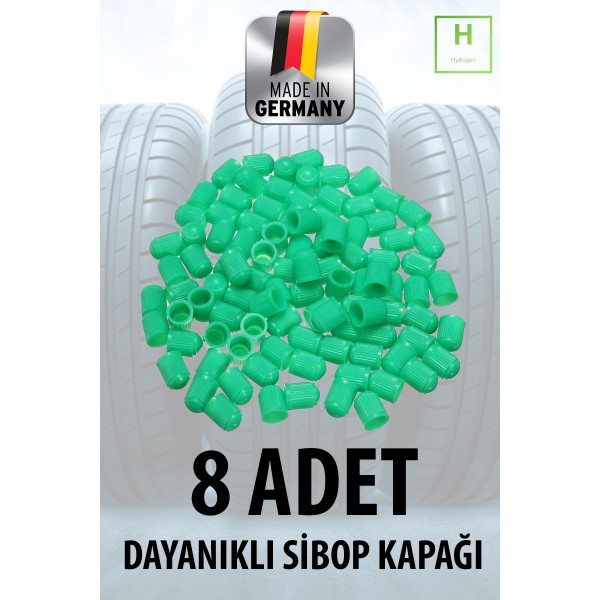 Yeşil Sibop Kapağı 8 Adet